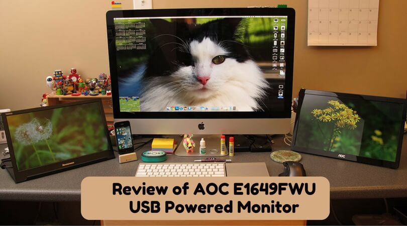 Review of AOC E1649FWU USB Powered Monitor