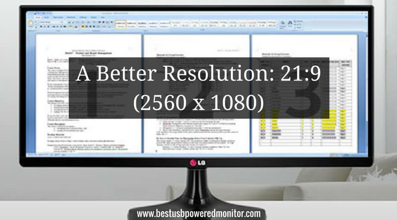 A Better Resolution: 21:9 (2560 x 1080)