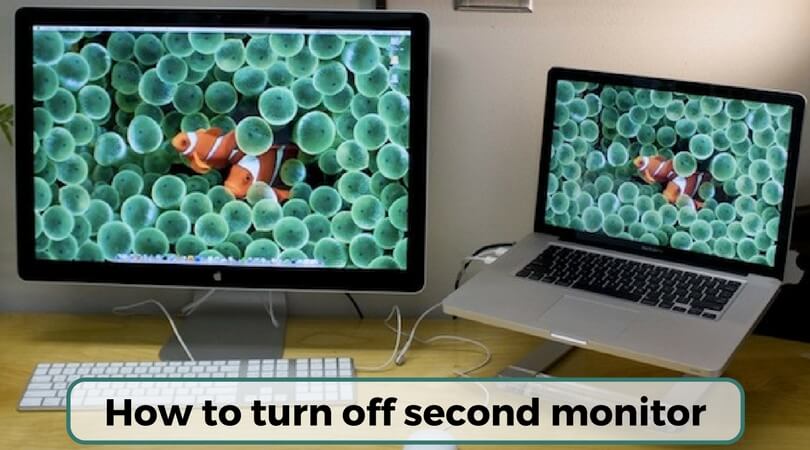 How to turn off second monitor