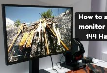 How to set monitor to 144 Hz