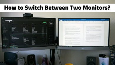 How to switch between two monitors