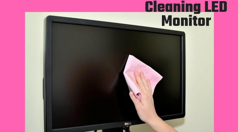 how to clean a monitor screen