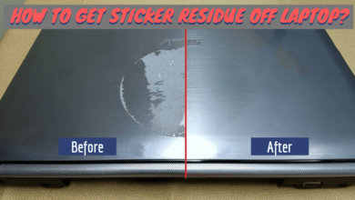 How to Get Sticker Residue Off Laptop?