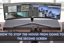 How to stop the mouse from going to the second screen